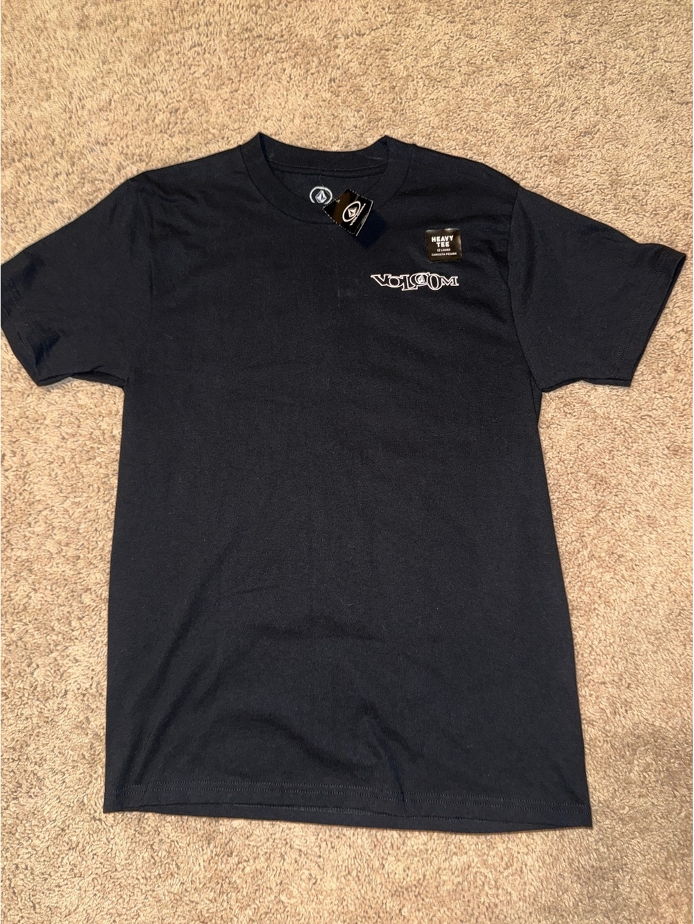 Volcom Black Graphic T-Shirt Size Small